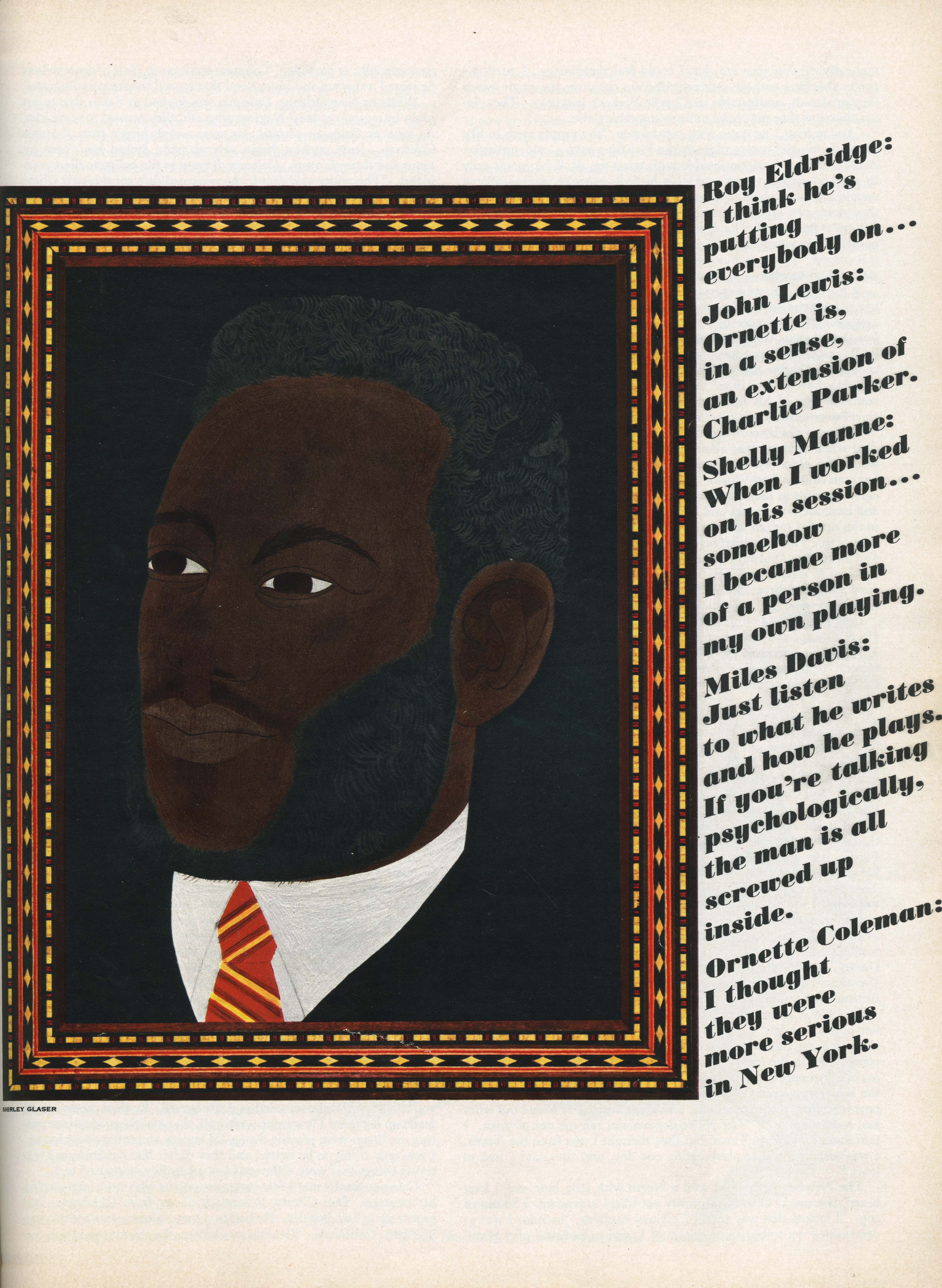 portrait of a bearded Black man